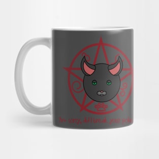 Diabolical cat broke something Mug